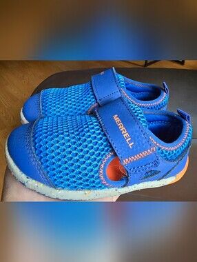 Sz 7 Toddler Kids MERRELL BARE STREPS H2O Active Water Shoes